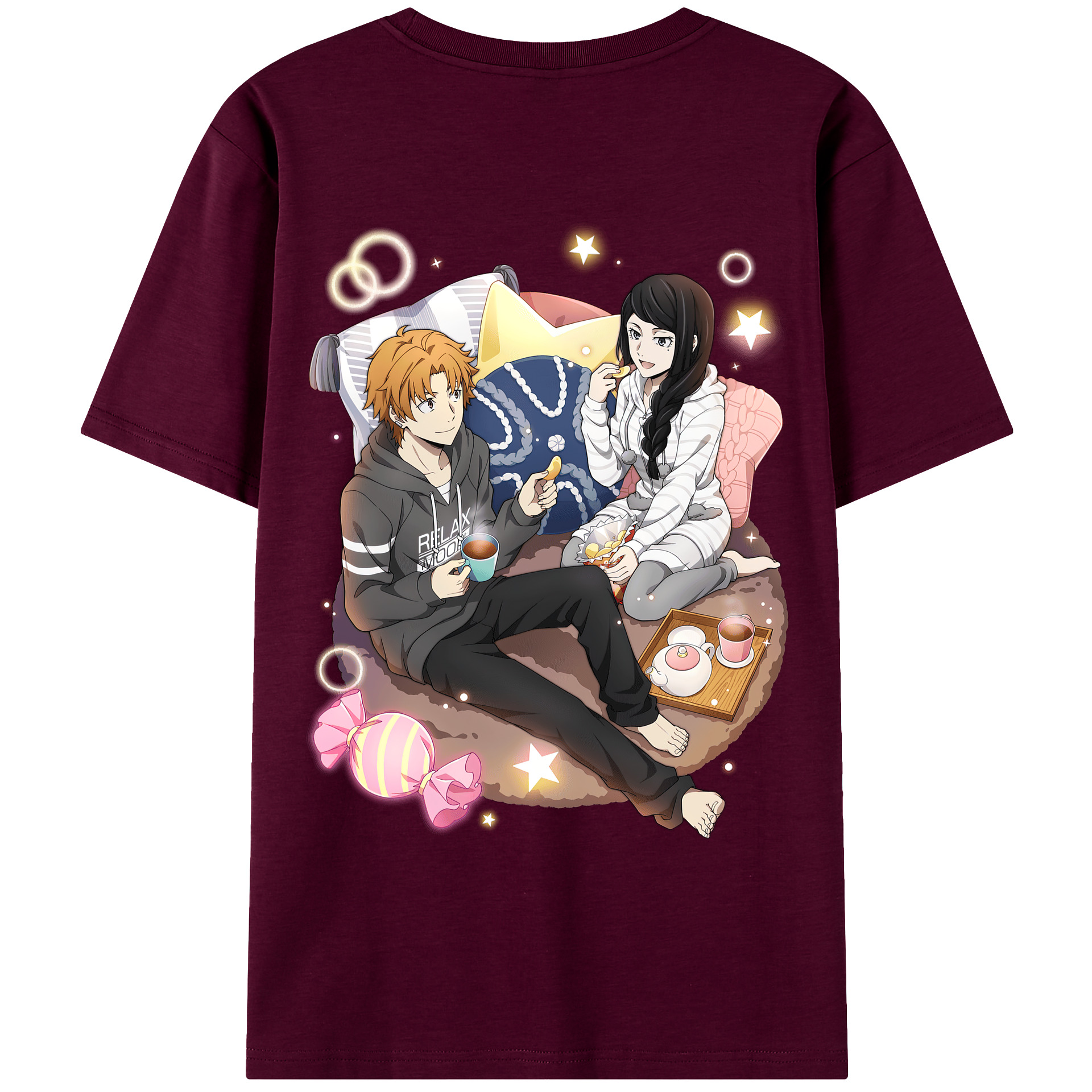 （画像用） 文豪ストレイドッグス Bungo Stray Dogs レディース半袖Tシャツ(バックプリント)